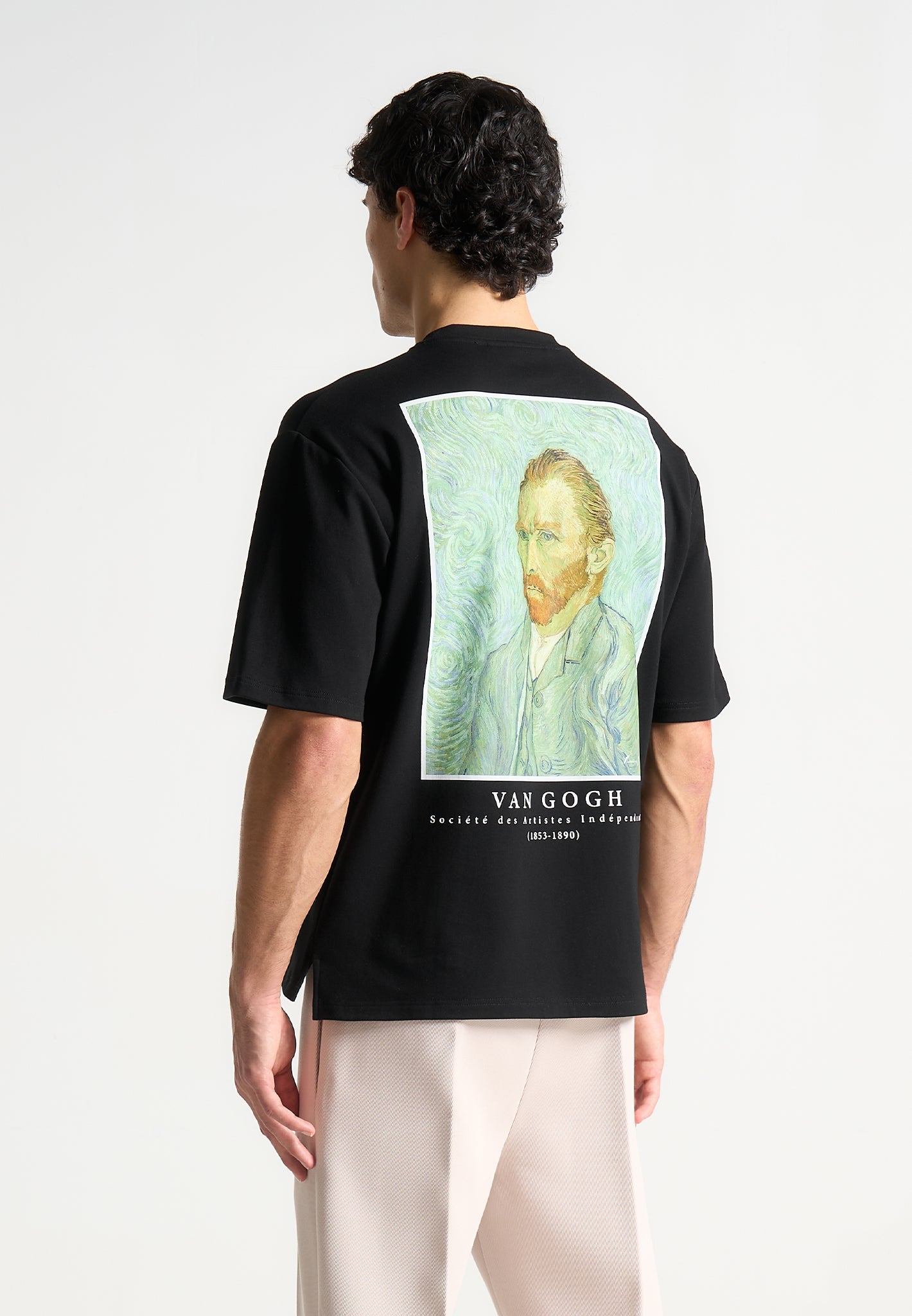 Van Gogh Self Portrait T-Shirt - Black