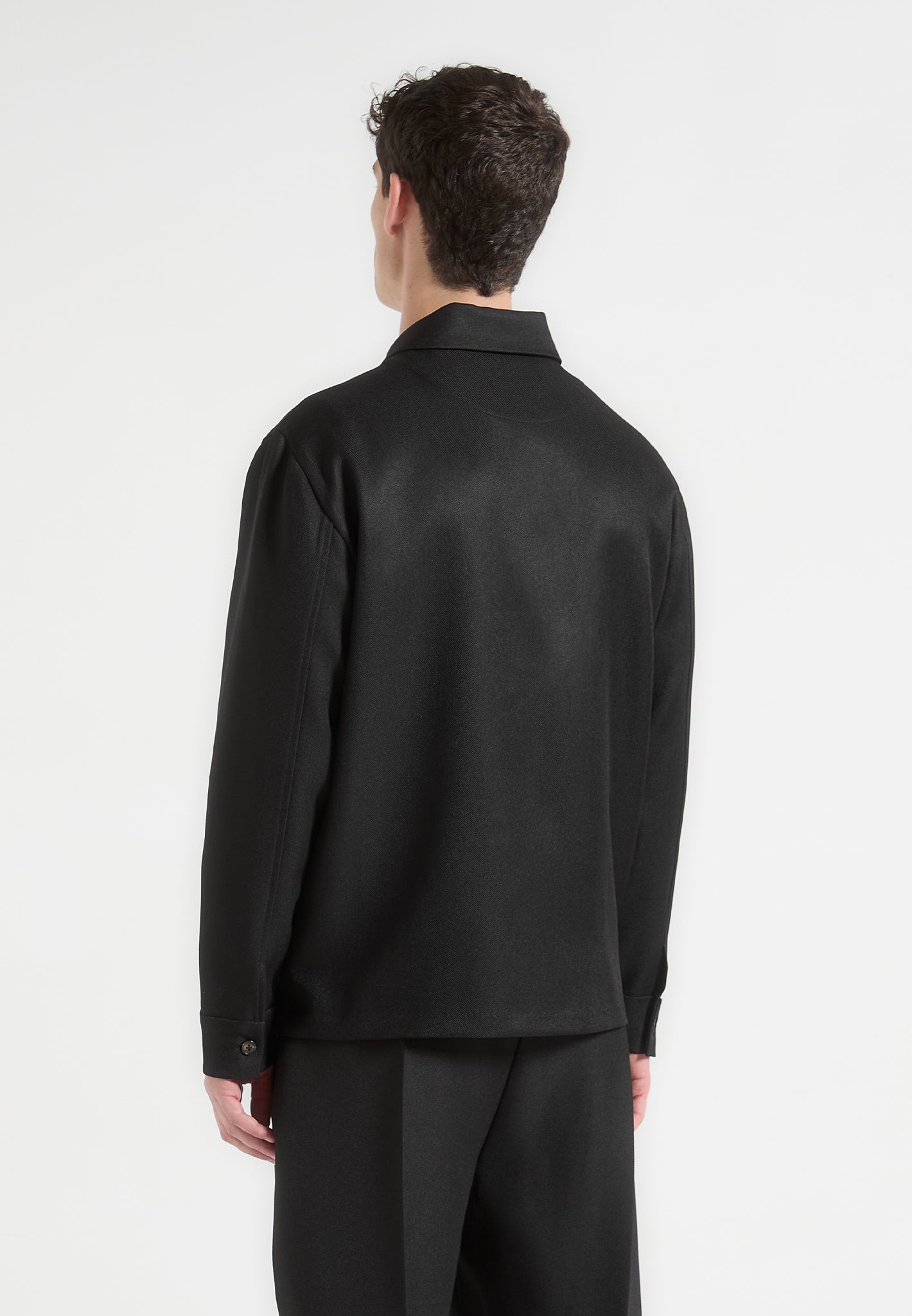 Tailored Overshirt - Black