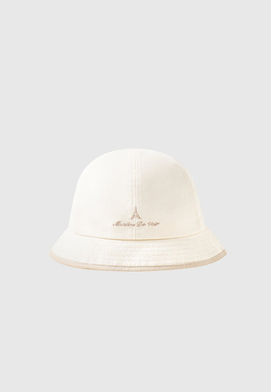 Signature Bucket Hat - Cream